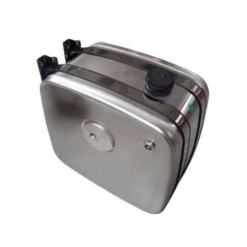 Tangki hidrolik 160 liter (620x670x400) dengan penempelan samping aluminium.