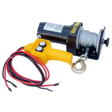 Manual Electric Winch ATV DC 24v 2000 lbs + Remote Switch / Winch Derek ATV Hoist 24volt 2000 lbs