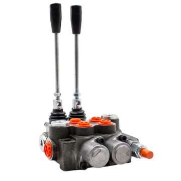 Hand control valve hydraulic P40-2tuas (1detent+1spring) brand OLEO