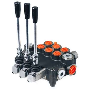 P80 - 3 BANK / 3 STIK Hand Valve Hidrolik P80 - 3 Tuas Spool, G1/2" / Directional Control Valve (80 l/min, 250 bar)