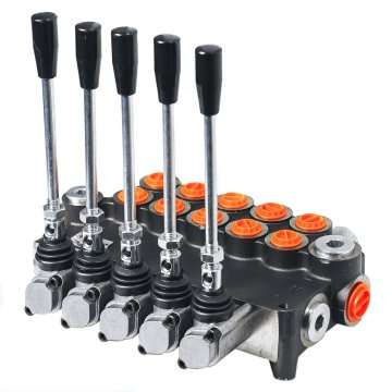 Hand Valve Hidrolik P80 - 5 Tuas Spool, G1/2" / Directional Control Valve (80 l/min, 250 bar)