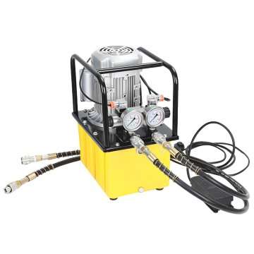 0.75KW, 8 L Double Acting Hydraulic Electric Pump / Manual Hidrolik Power Pack HHB-630B-I