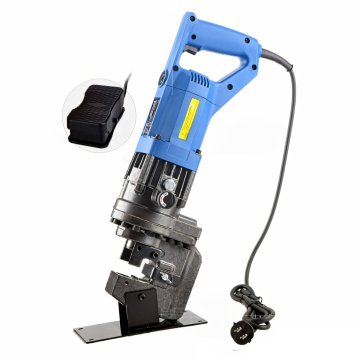 Electric Hydraulic Punching Machine MHP-20 Long Angle Steel Version + Foot Pedal Throat Depth 40mm