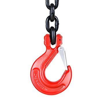 3.15 Tons Clevis Sling Hook Alloy Steel Lifting Hook with Safety Latch 3Ton