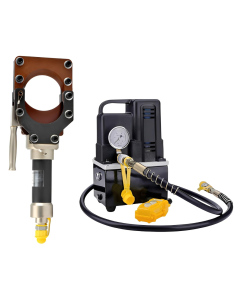 Hydraulic Cable Cutter CPC-85H 8 Ton 85 mm + Pompa Elektrik QQ-700 1.2 Kw - ARBER TOOLS - 2 L