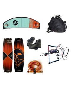 Paket Kitesurfing B &mdash; Kitesurf 10 m&sup2; + Papan + Kait Pinggang + Tali