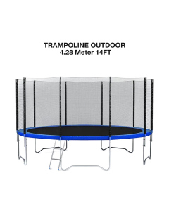 Premium Trampoline Fitness 14ft 4.3m / Trampoline Anak