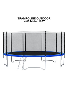 Premium Trampoline Fitness 16ft 4.9m / Trampoline Anak