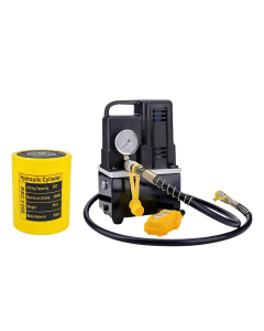 Silinder Hidrolik RSC-2050 20 Ton 50 mm + Pompa Hidrolik Elektrik QQ-700 - 2 L