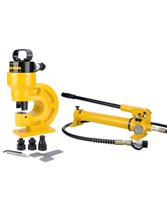 Mesin Punch Busbar Hidrolik CH-60 31 Ton + Pompa Manual CP-700 - ARBER TOOLS