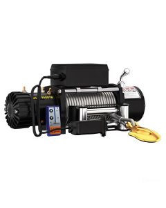 9500 lbs Electric Winch Full-size 4x4 trucks, off-road DC 12v/24v Manual + Remote / Winch Derek Truk 4x4 ukuran penuh, off-road Hoist 12volt / 24volt 9500 lbs 4300 kg - 12V
