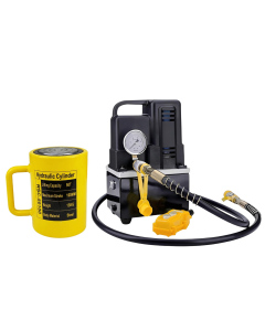 Silinder Hidrolik RSC-50100 50 Ton 100 mm + Pompa Hidrolik Elektrik QQ-700 - 2 L