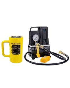 Silinder Hidrolik RSC-20100 20 Ton 100 mm + Pompa Hidrolik Elektrik QQ-700 - 2.5 L