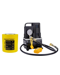 Silinder Hidrolik RSC-3050 30 Ton 50 mm + Pompa Hidrolik Elektrik QQ-700 - 2 L