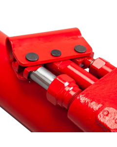 8 Ton Hydraulic Crane Special Jack Long Arm Dongkrak Hidrolik - Double Piston Pump Clevis Base
