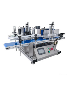 Automatic Round Bottle Labeling Machine / Mesin Labeling Botol Bulat Otomatis dengan PLC & Sensor