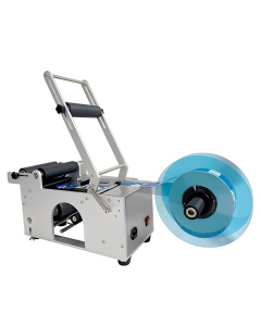 Semi-Automatic Round Labeling Machine MT50 Mesin Labeling Stiker Label Botol Bulat