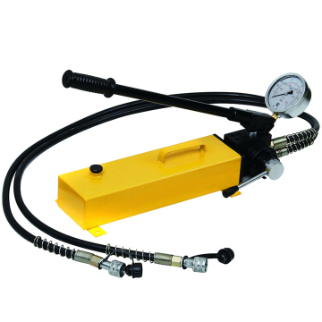 Pompa Tangan Hidrolik aksi tunggal CP-700S dengan manometer