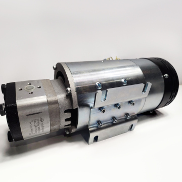 Stasiun Minyak HIDROS 24V-4,5kW 6,3 cm³ (PowerPack) pompa + motor