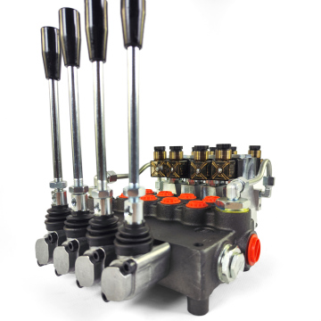 Monoblock Valve Hidrolik 4P80 dengan katup solenoid 24V