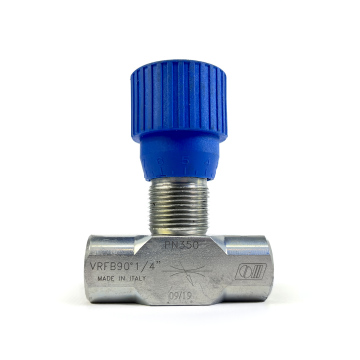 Bidirectional throttle VRFB 90 градусов 1/4” HYDRO-PACK