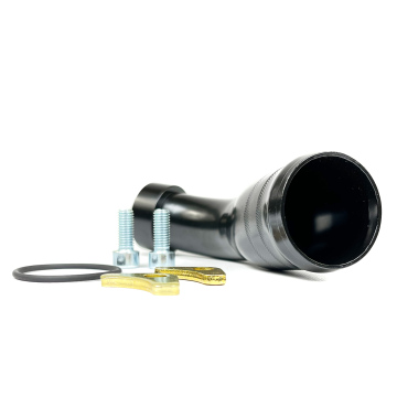 Christmas tree on a Hyva ND 45 degree 1 1/2" hose - diameter 45mm (with Parker by-pass).