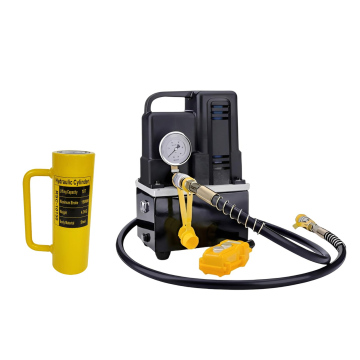 Silinder Hidrolik RSC-10150 10 Ton 150 mm + Pompa Hidrolik Elektrik QQ-700 - 2.5 L