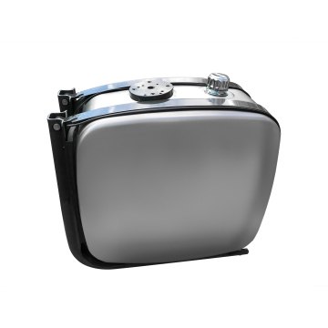 Tangki air aluminium (samping, distribusi - atas, tanpa penjepit) 180 L.