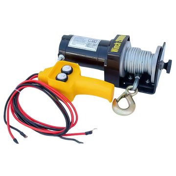 Manual Electric Winch ATV DC 12v 2000 lbs + Remote Switch / Winch Derek ATV Hoist 12volt 2000 lbs