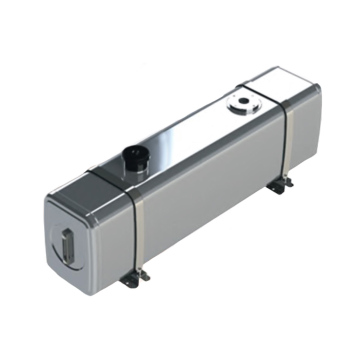 Tangki air hidrolik 180 liter berbahan baja (distribusi - samping) (rendah) tanpa penjepit.