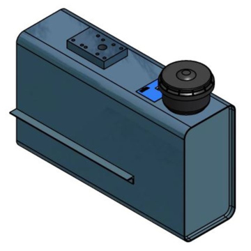 Tangki baja hidrolik Hyva CM-020L/13.5L-MP 14016215