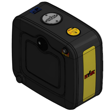 Tangki hidrolik baja samping Hyva SM-132L/110L-MP2-MR dengan dukungan 14017248