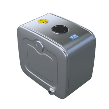 Tangki aluminium hidrolik Hyva SM-132L/110L-AL-MP-MR 14018200 dengan dukungan