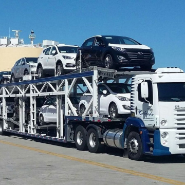 Set hidrolik untuk truk pengangkut mobil