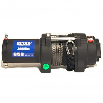 Lebih jauh mengenai winch untuk quad bike Husar Winch BST 3000 LBS sintetis.