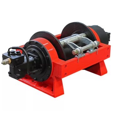 Winch hidrolik pada truk derek Dragon Winch DWHI 300 HD
