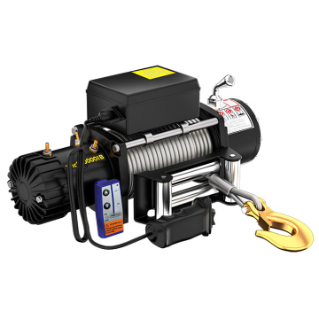 20000lbs Electric Winch Heavy-duty DC 12v/24v Manual + Remote / Winch Derek Truk Berat, Mobil Towing, Alat Berat 12volt / 24volt 20000 lbs 9000 kg - 24V