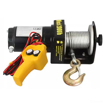 2000 lbs Electric Winch ATV DC 12v/24v Wired Control / Winch Derek ATV Hoist 12volt / 24volt 2000 lbs 900 kg - 12V
