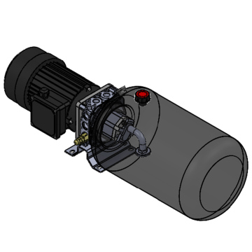 Stasiun Minyak HIDROS 380V-1,5kW 3,2 cm³ 20 l