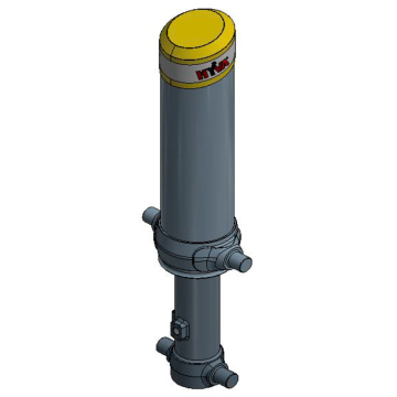 Silinder hidrolik depan FC 129-4-04660-004A-K0550-HC (dengan pelindung) HYVA.