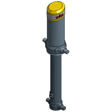 Hydraulic Cylinder Hyva FC 129-3-04270-0004-K1050 (depan dengan pelindung)