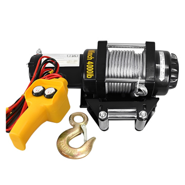 4000 lbs Electric Winch UTV Light off-road DC 12v/24v + Wired Control / Winch Derek UTV Kendaraan off-road ringan Hoist 12volt / 24volt 4000 lbs 1800 kg - 24V