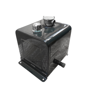 Tangki minyak hidrolik (samping, dalam kabin)