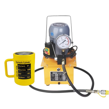 Silinder Hidrolik RSC-50100 50 Ton 100 mm + Pompa Hidrolik Elektrik ZCB-700A