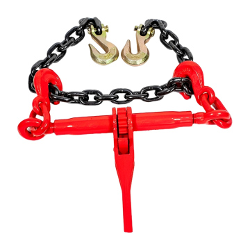 4 Ton Ratchet Load Binder Set Double Hook + Сhain 6m 10mm