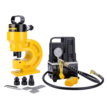 Mesin Punch Busbar Hidrolik CH-60 31 Ton + Pompa Elektrik QQ-700 1.2 Kw - ARBER TOOLS - 2.5 L