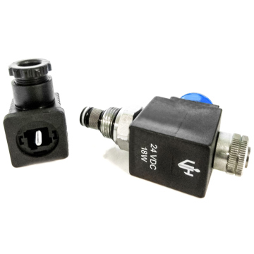 Klep ditutup dengan normal Closed Center Poppet (set) 24V