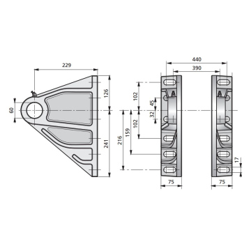 Pemasangan silinder hidro bagian atas A80060001 PENTA.