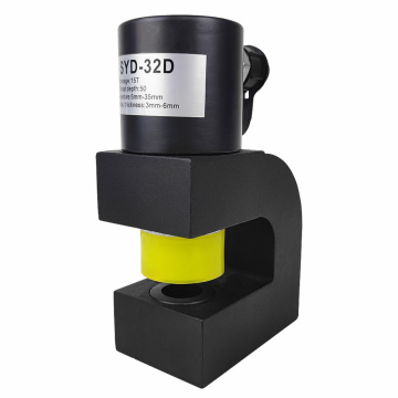 Hydraulic Hole Puncher SYD-32D 15 Ton | Alat Pelubang Hidrolik 6–35 mm untuk Plat Logam