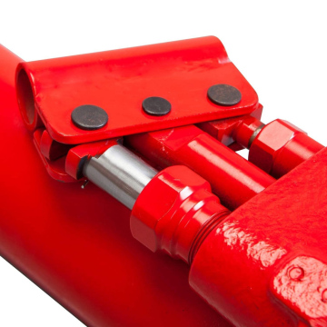 8 Ton Hydraulic Crane Special Jack Long Arm Dongkrak Hidrolik - Double Piston Pump Clevis Base